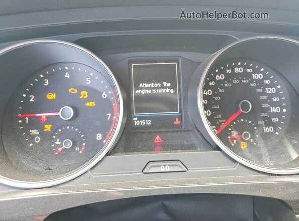 3VV3B7AX1JM090593 2018 VOLKSWAGEN TIGUAN Silver Vista del cuadro de instrumentos