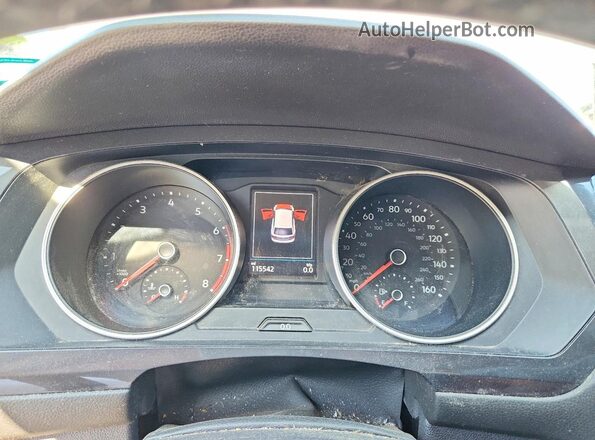 3VV3B7AX1LM075885 2020 VOLKSWAGEN TIGUAN Silver Вид щитка приладів