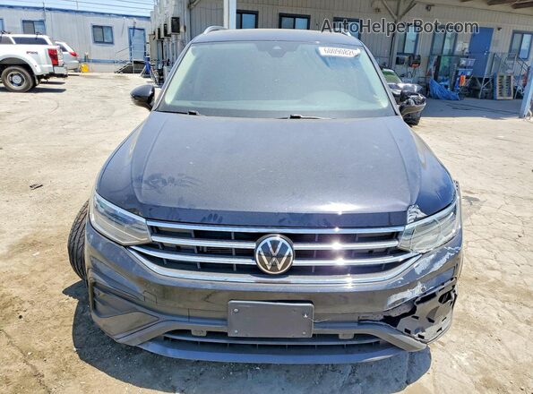 3VV3B7AX1NM140043 2022 VOLKSWAGEN TIGUAN Black Widok z przodu