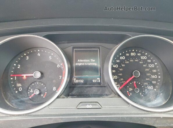 3VV3B7AX2JM119793 2018 VOLKSWAGEN TIGUAN Gray Vista del cuadro de instrumentos