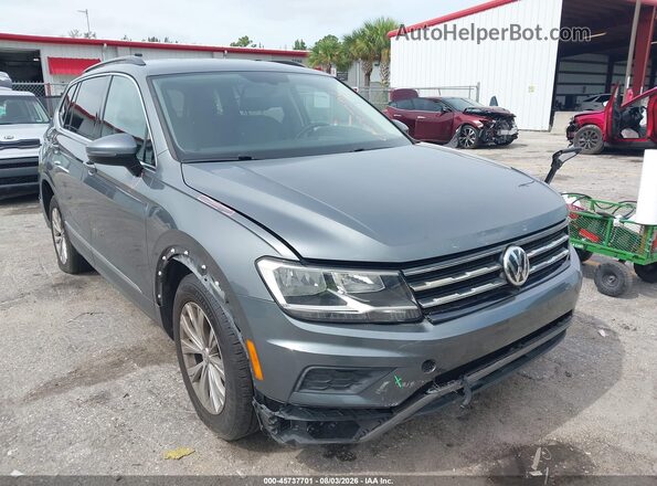 3VV3B7AX2JM129952 2018 VOLKSWAGEN TIGUAN Gray Դիմացի տեսք