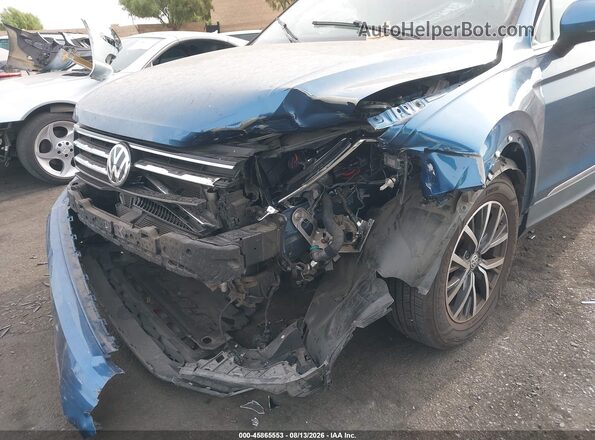 3VV3B7AX2LM119182 2020 VOLKSWAGEN TIGUAN Синий Вид спереди