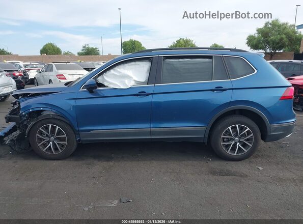 3VV3B7AX2LM119182 2020 VOLKSWAGEN TIGUAN Синий 