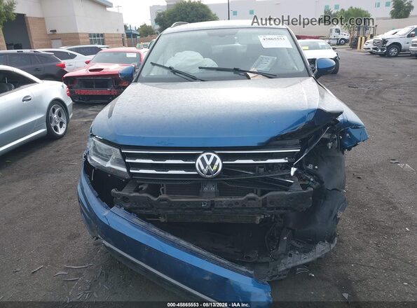 3VV3B7AX2LM119182 2020 VOLKSWAGEN TIGUAN Синий Вид задней части салона