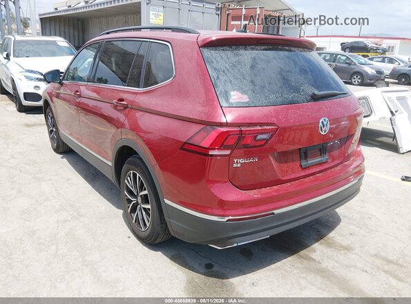 3VV3B7AX2MM057574 2021 VOLKSWAGEN TIGUAN Red Tył lewy