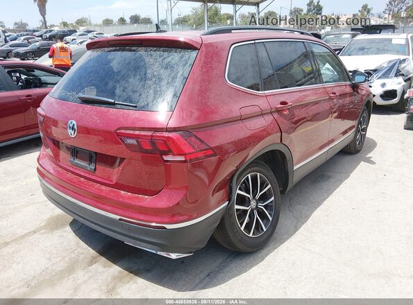 3VV3B7AX2MM057574 2021 VOLKSWAGEN TIGUAN Red Tył prawy