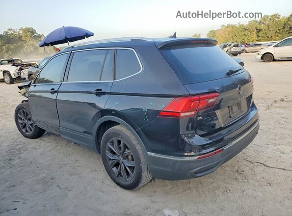 3VV3B7AX2PM028886 2023 VOLKSWAGEN TIGUAN Black Задня ліва чверть