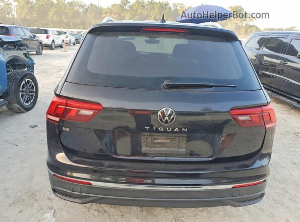 3VV3B7AX2PM028886 2023 VOLKSWAGEN TIGUAN Black Вид ззаду