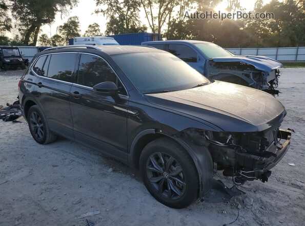 3VV3B7AX2PM028886 2023 VOLKSWAGEN TIGUAN Black Передня права чверть
