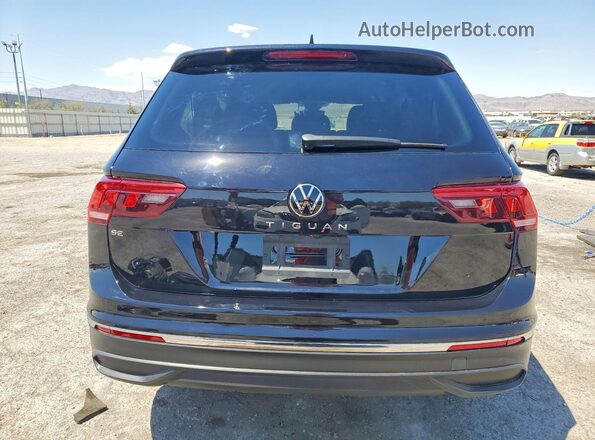 3VV3B7AX2PM115963 2023 VOLKSWAGEN TIGUAN Black უკანა ხედი