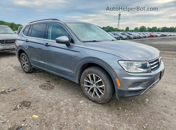 3VV3B7AX3KM069259 2019 VOLKSWAGEN TIGUAN Серый Передняя правая четверть