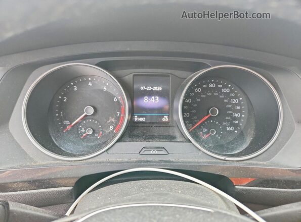 3VV3B7AX3KM069259 2019 VOLKSWAGEN TIGUAN Серый Вид щитка приборов