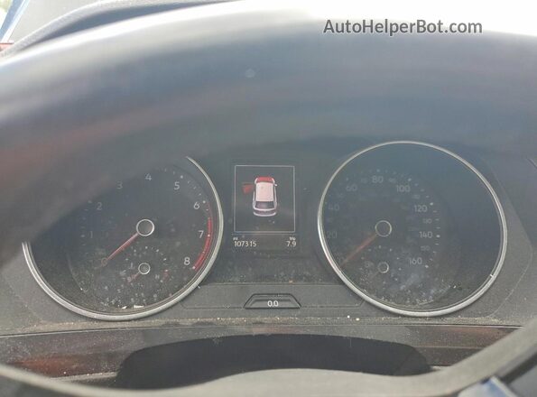 3VV3B7AX3KM185688 2019 VOLKSWAGEN TIGUAN Gray Widok zestawu wskaźników