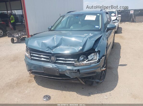 3VV3B7AX3MM018816 2021 VOLKSWAGEN TIGUAN Синий Вид спереди