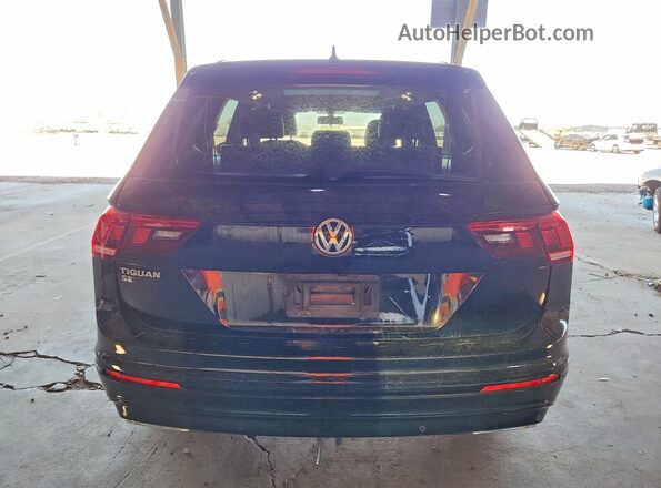 3VV3B7AX3MM052898 2021 VOLKSWAGEN TIGUAN Black Widok z tyłu