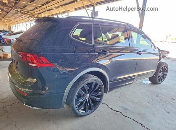 3VV3B7AX3MM052898 2021 VOLKSWAGEN TIGUAN Black Tył prawy