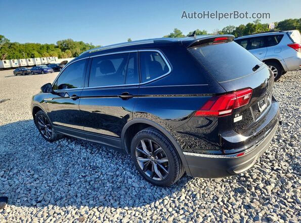 3VV3B7AX3NM154672 2022 VOLKSWAGEN TIGUAN Черный Задняя левая четверть