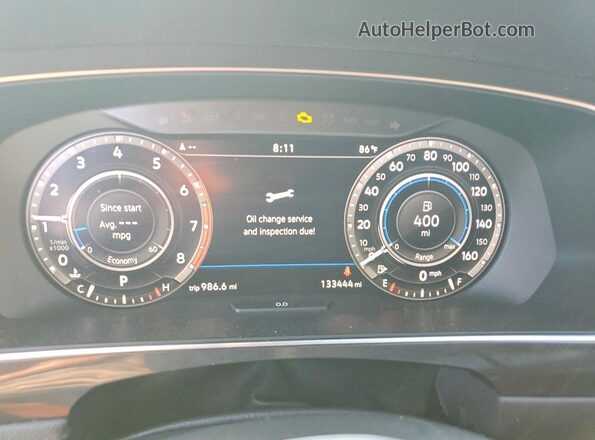 3VV3B7AX4KM030776 2019 VOLKSWAGEN TIGUAN White Սարքավորումների վահանակի տեսք