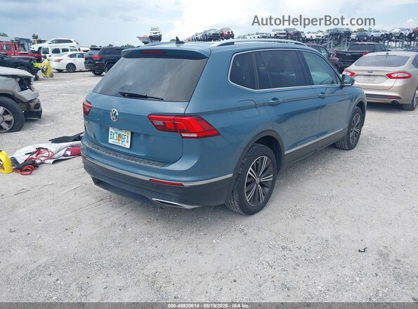 3VV3B7AX4KM079749 2019 VOLKSWAGEN TIGUAN Teal Tył prawy