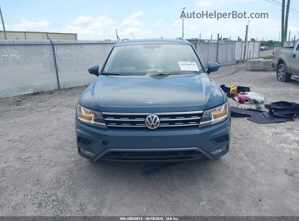 3VV3B7AX4KM079749 2019 VOLKSWAGEN TIGUAN Teal Widok zestawu wskaźników
