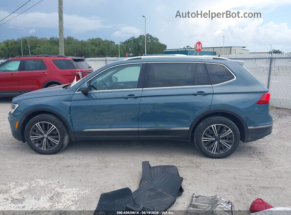 3VV3B7AX4KM079749 2019 VOLKSWAGEN TIGUAN Teal Widok wnętrza 360 stopni