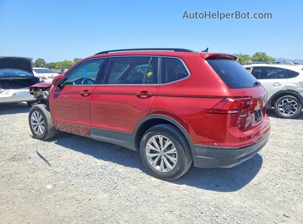 3VV3B7AX4KM080366 2019 VOLKSWAGEN TIGUAN Red უკანა მარცხენა
