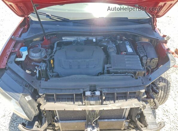 3VV3B7AX4KM080366 2019 VOLKSWAGEN TIGUAN Red ძრავის განყოფილების ხედი