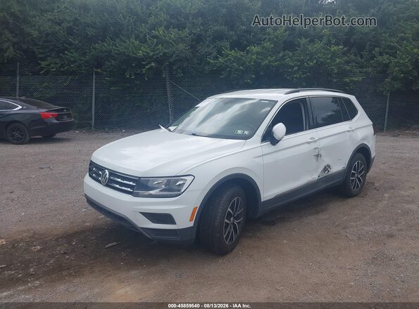 3VV3B7AX4MM069094 2021 VOLKSWAGEN TIGUAN White წინა მარცხენა ხედი სამი მეოთხედიდან