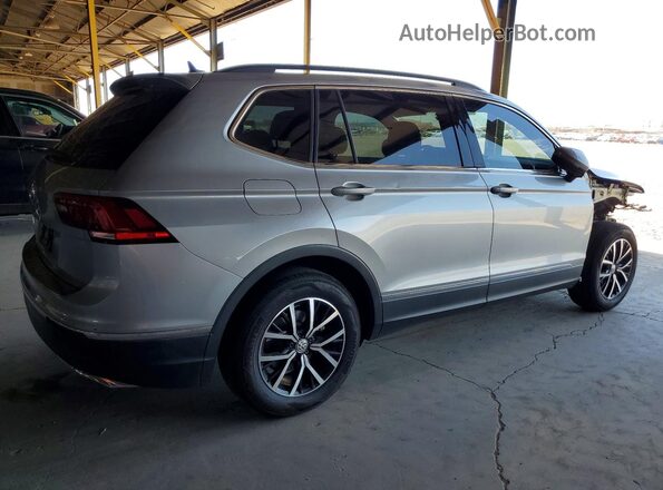 3VV3B7AX4MM116866 2021 VOLKSWAGEN TIGUAN Silver Rear right