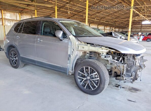 3VV3B7AX4MM116866 2021 VOLKSWAGEN TIGUAN Silver Front right