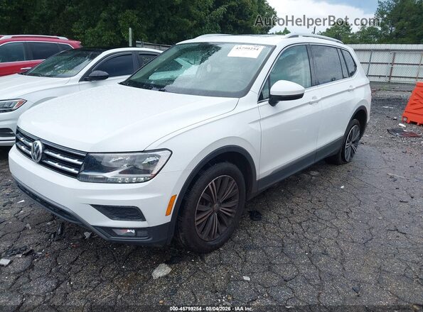 3VV3B7AX5JM015203 2018 VOLKSWAGEN TIGUAN White Vista tres cuartos delantera izquierda