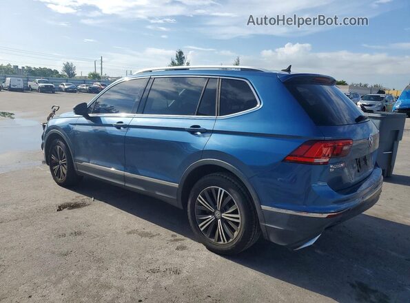 3VV3B7AX5JM087812 2018 VOLKSWAGEN TIGUAN Blue Задня ліва чверть