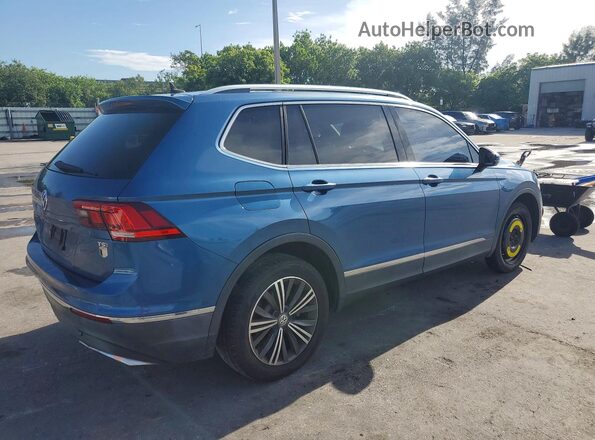 3VV3B7AX5JM087812 2018 VOLKSWAGEN TIGUAN Blue Задня права чверть