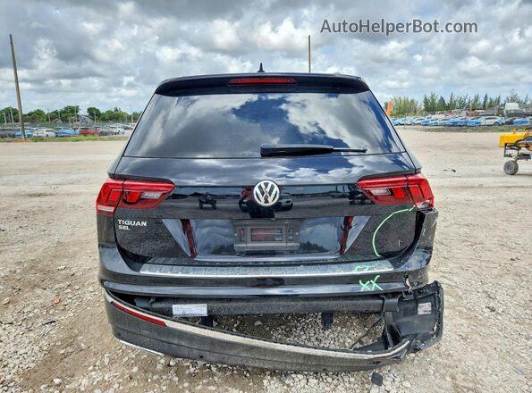 3VV3B7AX5KM005868 2019 VOLKSWAGEN TIGUAN Black უკანა ხედი