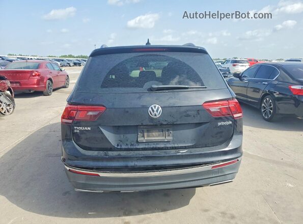 3VV3B7AX5LM074187 2020 VOLKSWAGEN TIGUAN Black Rear view
