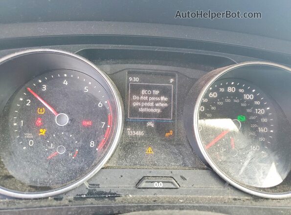 3VV3B7AX5LM074187 2020 VOLKSWAGEN TIGUAN Black Instrument cluster view