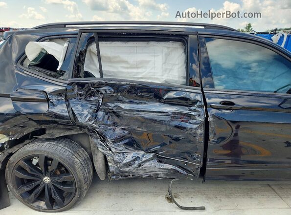 3VV3B7AX5LM116809 2020 VOLKSWAGEN TIGUAN Black უკანა სალონის ხედი