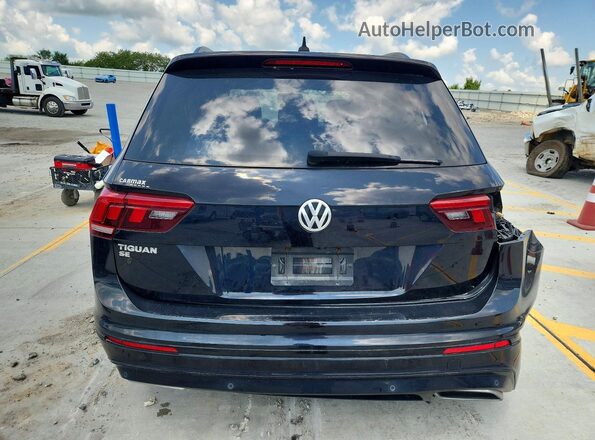 3VV3B7AX5LM116809 2020 VOLKSWAGEN TIGUAN Black უკანა ხედი