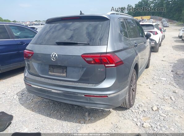 3VV3B7AX6JM014626 2018 VOLKSWAGEN TIGUAN Gray Trasero derecho