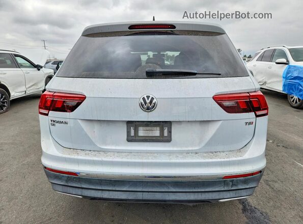 3VV3B7AX6JM208721 2018 VOLKSWAGEN TIGUAN White უკანა ხედი