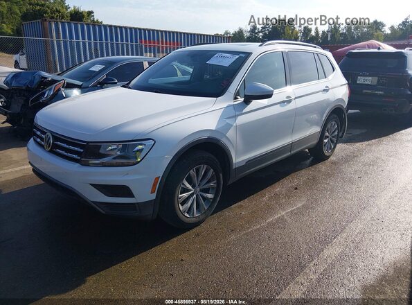 3VV3B7AX6KM041830 2019 VOLKSWAGEN TIGUAN White Առջևի ձախ երեք քառորդ տեսարան