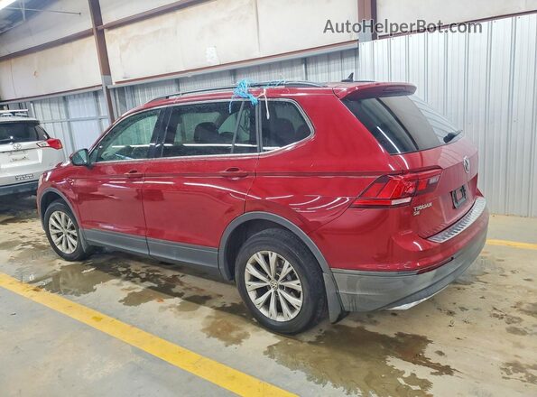 3VV3B7AX6KM044940 2019 VOLKSWAGEN TIGUAN Бордовый Задняя левая четверть