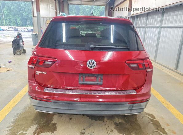 3VV3B7AX6KM044940 2019 VOLKSWAGEN TIGUAN Бордовый Вид сзади