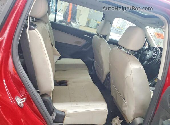 3VV3B7AX6KM044940 2019 VOLKSWAGEN TIGUAN Бордовый Вид задних сидений