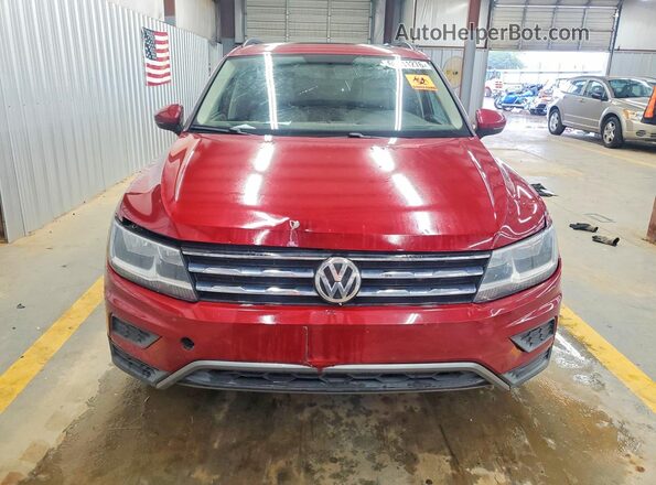 3VV3B7AX6KM044940 2019 VOLKSWAGEN TIGUAN Бордовый Вид спереди