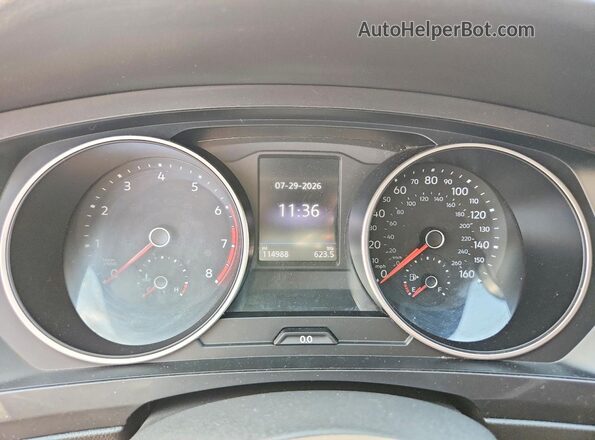 3VV3B7AX6LM038251 2020 VOLKSWAGEN TIGUAN Gray Vista del cuadro de instrumentos