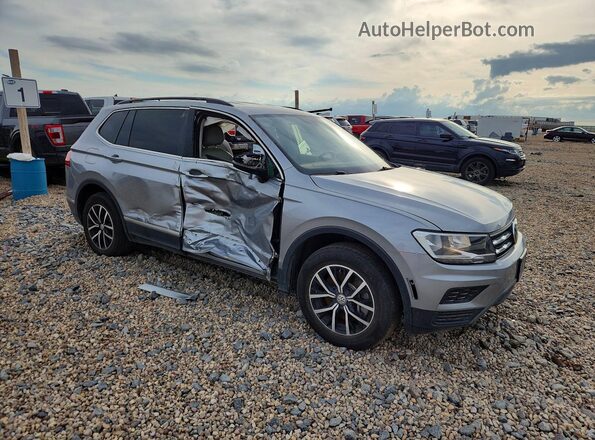 3VV3B7AX6MM033407 2021 VOLKSWAGEN TIGUAN Серебряный Передняя правая четверть