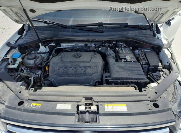 3VV3B7AX6NM176326 2022 VOLKSWAGEN TIGUAN White ძრავის განყოფილების ხედი
