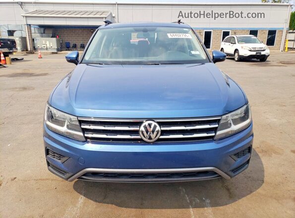 3VV3B7AX7JM105369 2018 VOLKSWAGEN TIGUAN Blue Widok z przodu