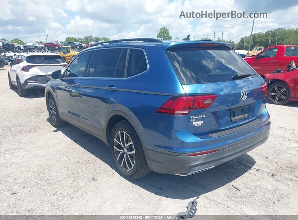 3VV3B7AX7KM016211 2019 VOLKSWAGEN TIGUAN Blue Հետևի ձախ